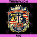 America 250 Years Strong PNG, One Nation Under God PNG