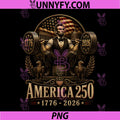 America 250th Abraham PNG, Lincoln Weightlifting Squat PNG