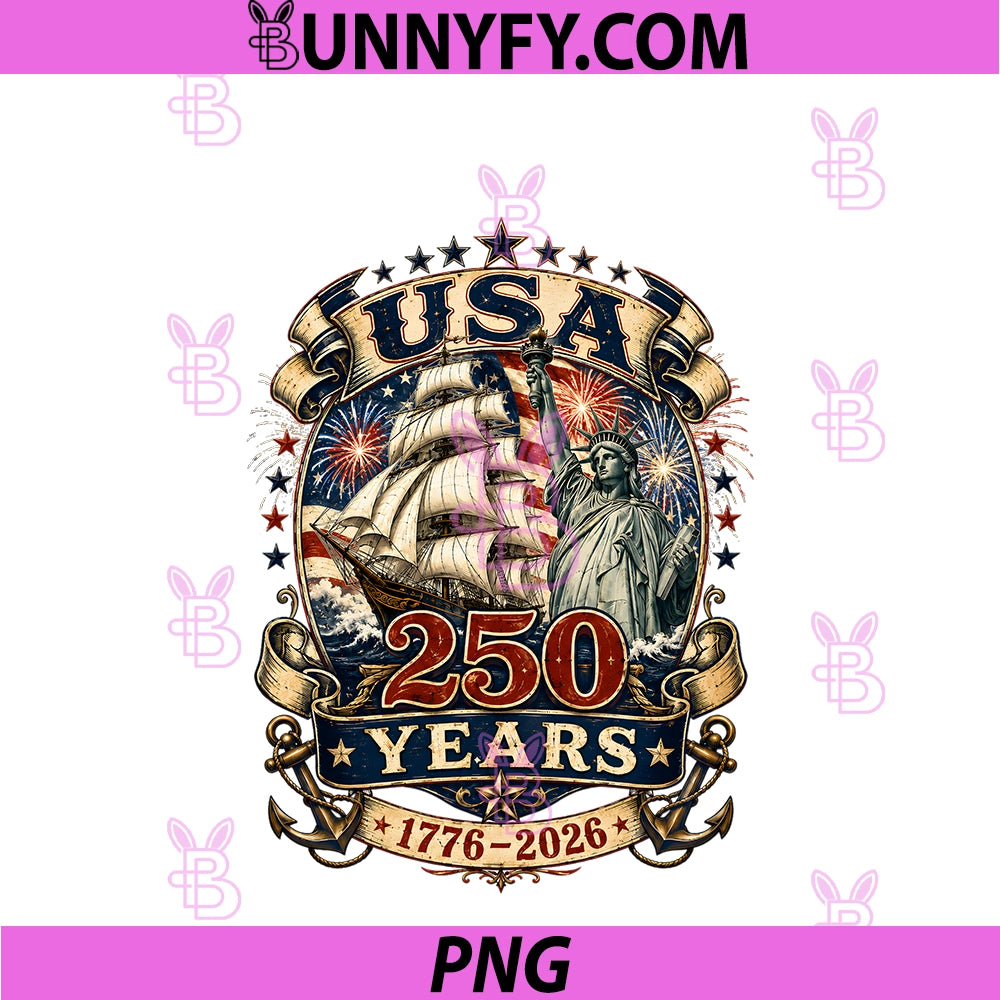 America 250th Anniversary Tall PNG, Ship Parade New York Harbor PNG