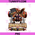 America 250th PNG, Abraham Lincoln Weightlifting Squat PNG