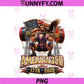 America 250th PNG, Abraham Lincoln Weightlifting Squat PNG