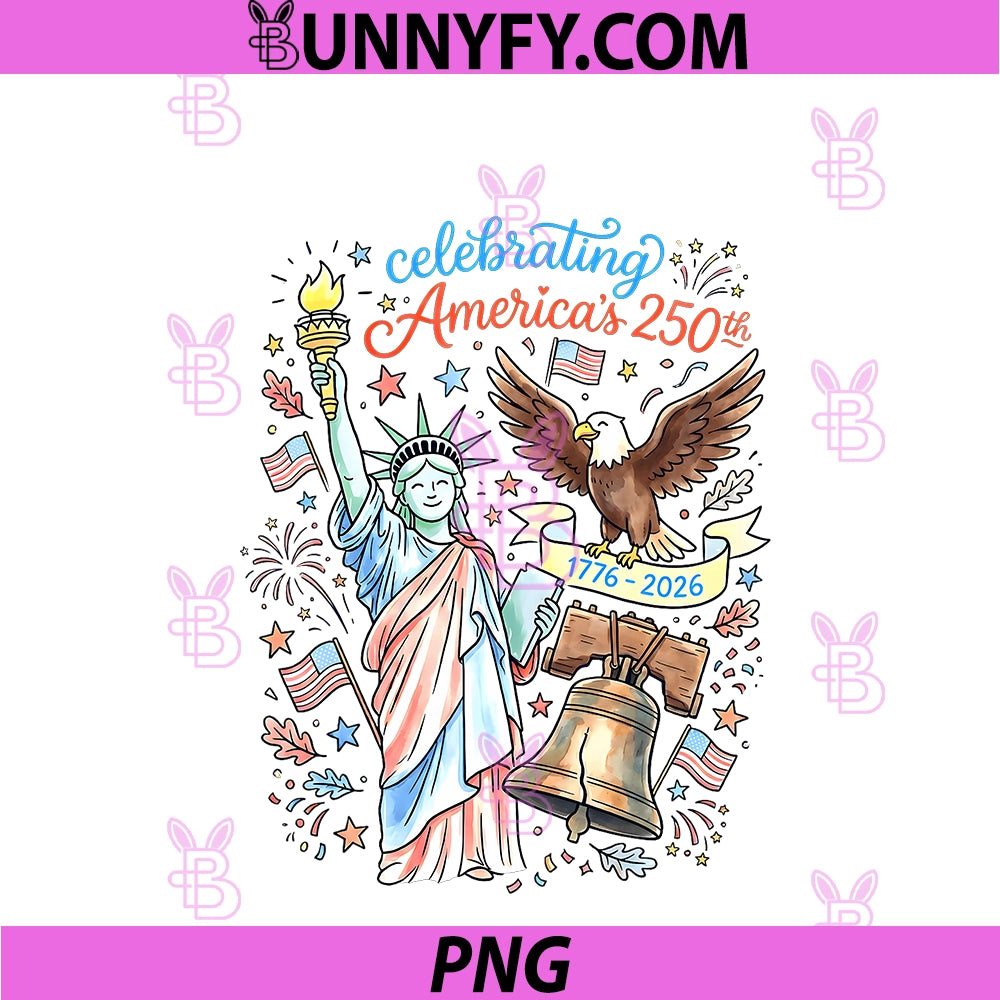 America 250th PNG, Anniversary Watercolor Independence Day PNG
