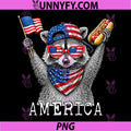 America Meme Raccoon Hot Dog PNG, 250 Years 1776 2026 4th of July PNG
