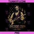 Americas 250th PNG, Abraham Lincoln Playing Guitar Retro Vintage PNG