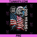 American Flag 250 Years PNG, Americas Anniversary PNG
