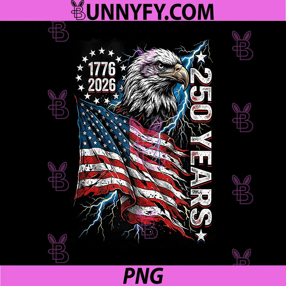 American Flag 250 Years PNG, Americas Anniversary PNG