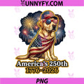 American Flag Labrador PNG, Retriever Dog Yellow Lab Patriotic PNG