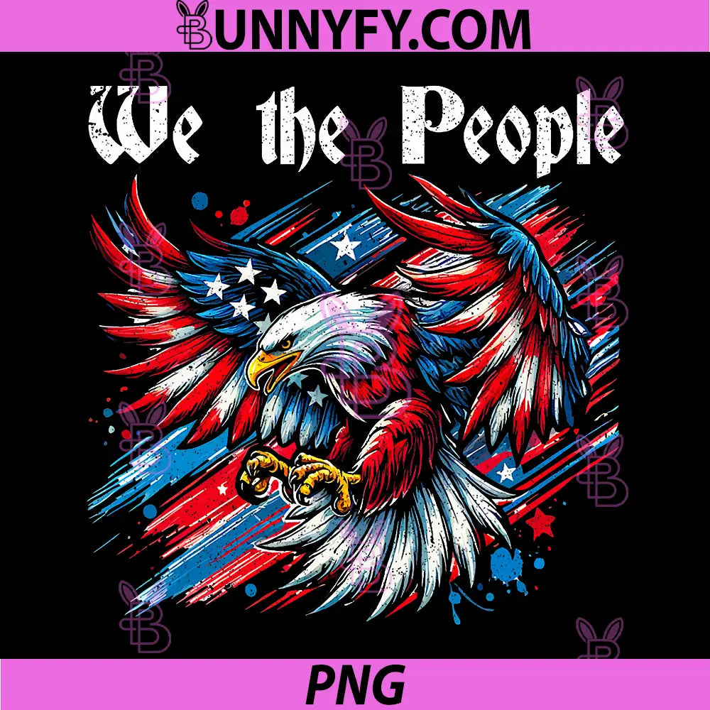 American Flag Patriotic Founding PNG, We The People USA PNG