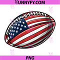 American Football 4th July PNG, American Flag Patriotic Football Performance PNG