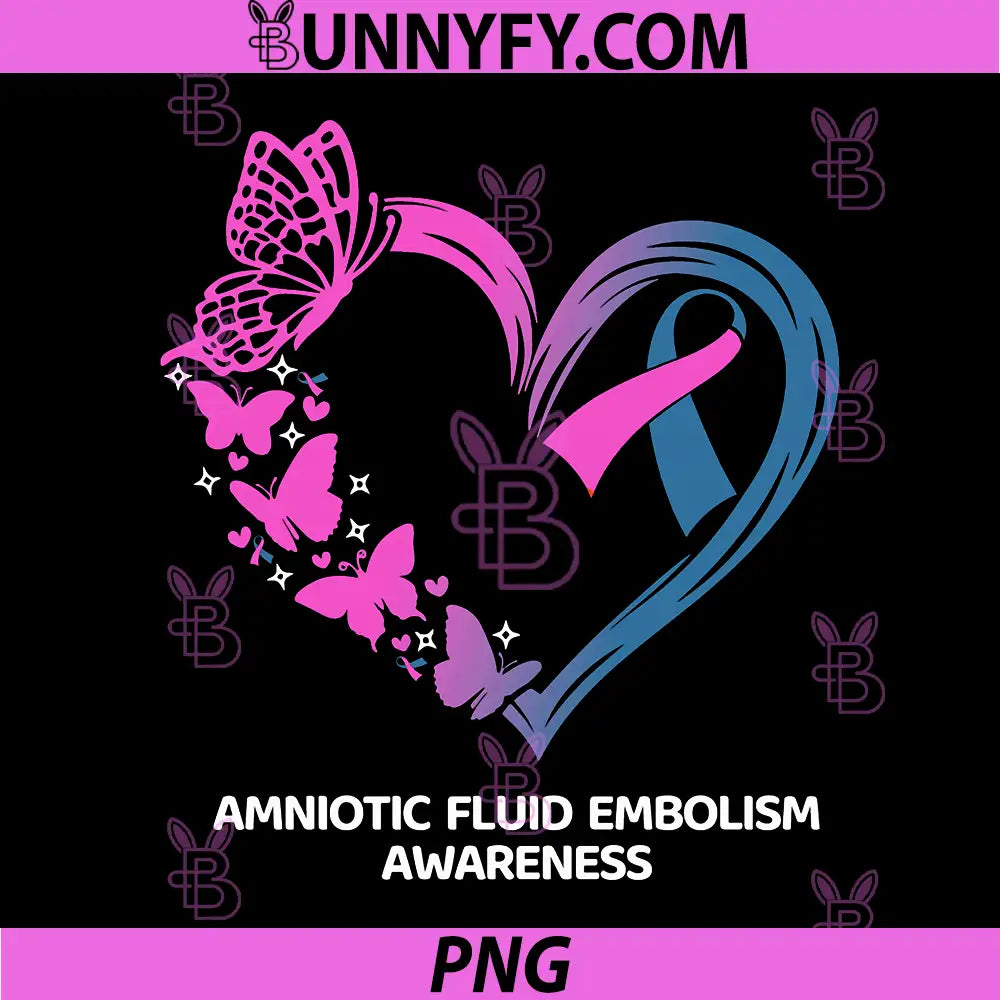 Amniotic Fluid Embolism PNG, Awareness Heart PNG