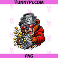 Angry Bear Grating PNG, Cheese Grater Hater PNG