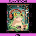 Anime Frog Gamer PNG, Kawaii Manga Funny PNG, Japanese Gaming PNG 