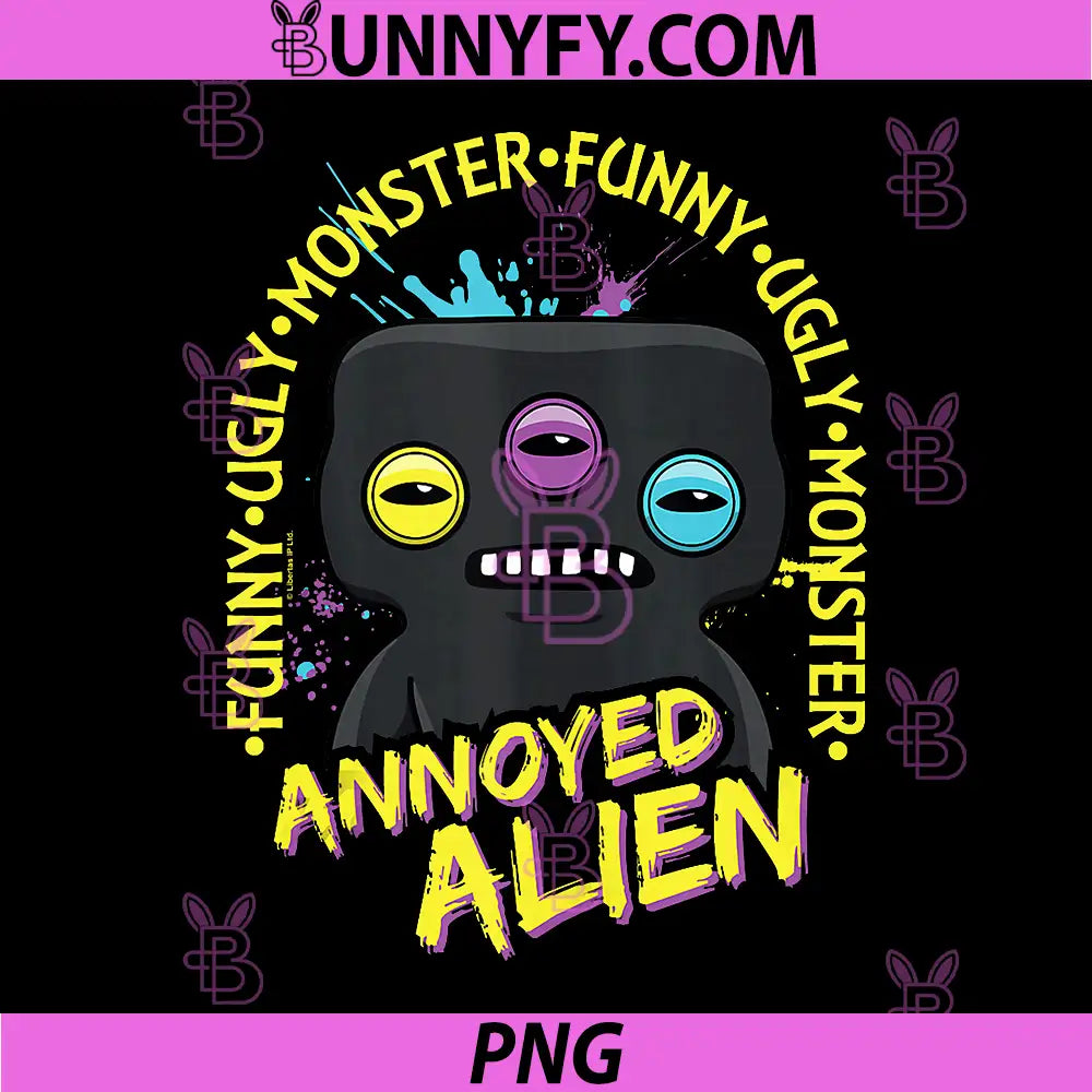 Annoyed Alien Laboratory PNG, Misfits Monster PNG