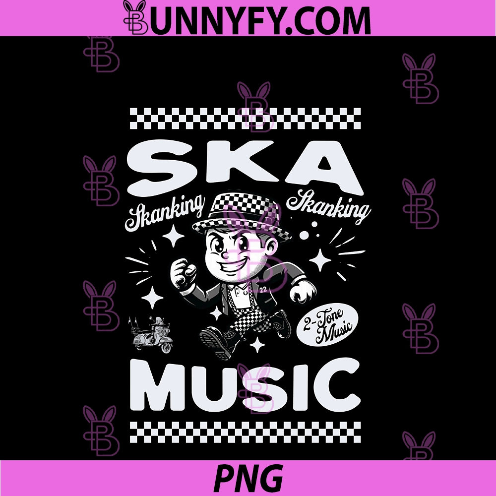 Anti-Racist Ska Music PNG, Punk 2-Tone Skanking OI PNG