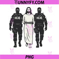 Anti ICE PNG, Jesus Arrested Parody PNG