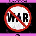 No War Symbol Protest Design PNG, Anti War Peace Sign PNG