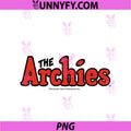 Archie Comics Classic Red PNG, Script Logo PNG