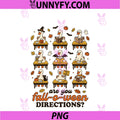 Are You Fall-O-Ween Directions PNG, Funny Academic Goose. PNG