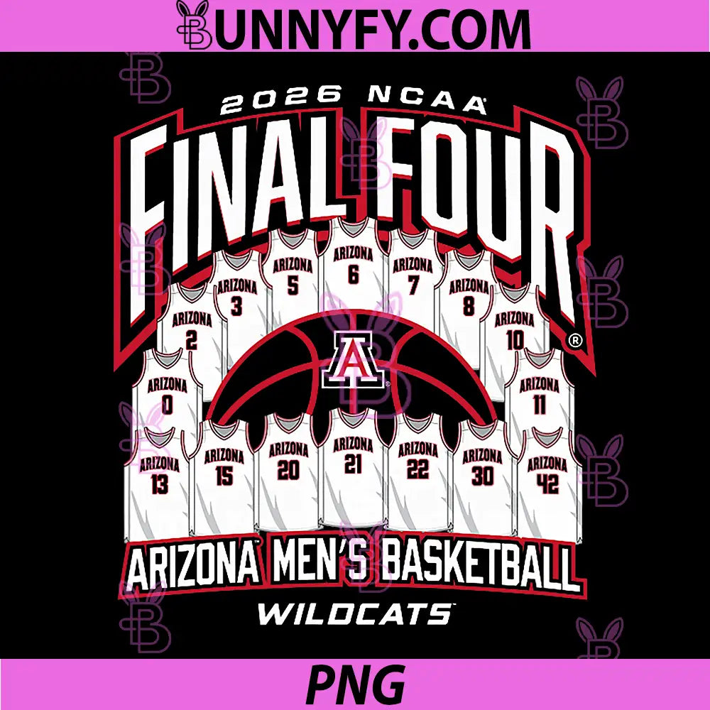Arizona Basketball Final Four PNG, Arizona Basketball PNG
