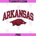 Arkansas Razorbacks PNG, Classic White Officially Licensed PNG