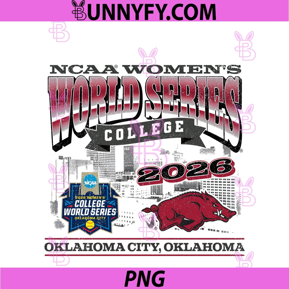 Arkansas Softball College PNG, World Series Hardwood NIL PNG