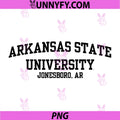 Arkansas State Wolves PNG, Official NCAA Merch  OCAKS02 PNG