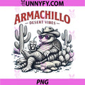 Armachillo Desert Vibes PNG, Cowboy with Bandana and Drink PNG