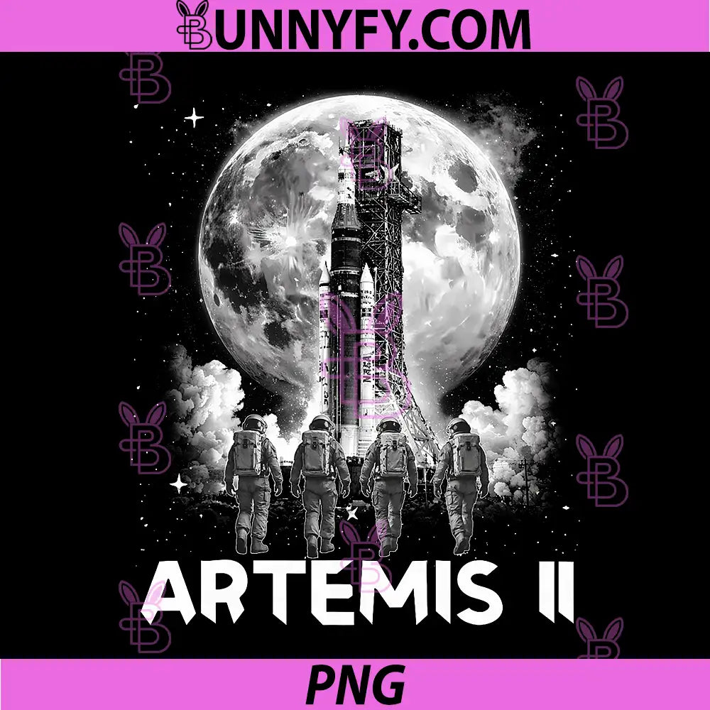 Artemis 2 PNG, Launch Back to The Moon 2026 PNG