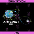 Artemis 2 Route Map SLS Rocket 2026 PNG, To The Moon and Beyond PNG