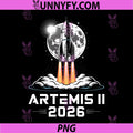 Artemis II 2026 PNG, Back to The Moon Rocket PNG