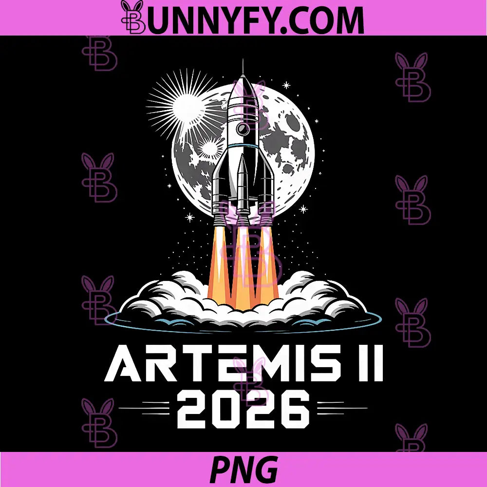 Artemis II 2026 PNG, Back to The Moon Rocket PNG