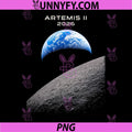 Artemis II 2026 PNG, Orion Moon Mission Earthrise PNG 