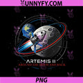 Artemis II PNG, Around The Moon and Back Astronaut Explorer PNG