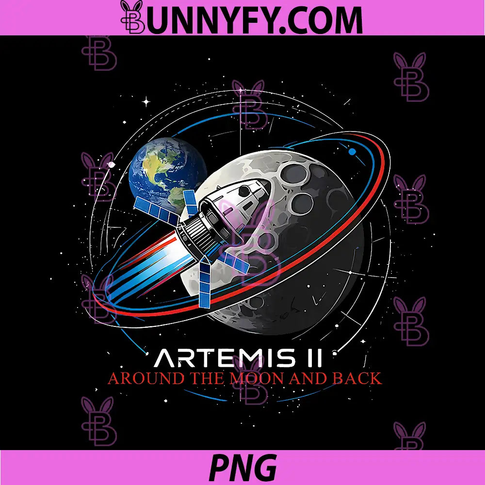 Artemis II PNG, Around The Moon and Back Astronaut Explorer PNG