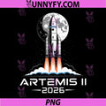 Artemis II Back to the Moon 2026 PNG