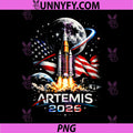 Artemis II Launch to The Moon 2026 PNG
