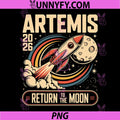 Artemis II  PNG, Return to The Moon Rocket Launch Space 2026 PNG