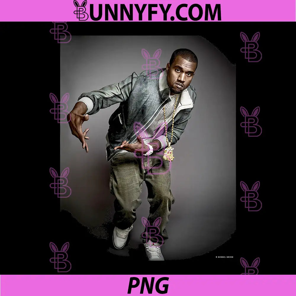 Artist Kanye West LA PNG, Photo by Michael Grecco PNG