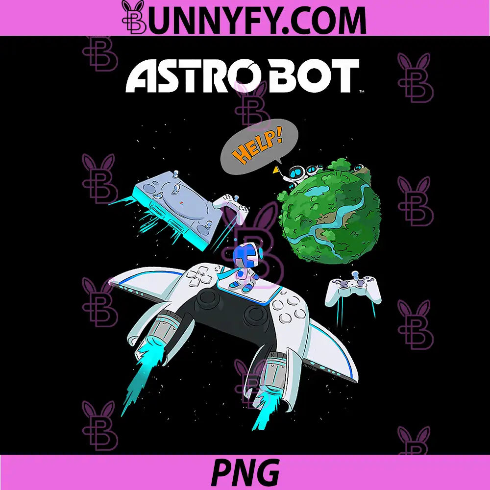 Astro Bot Controller and Console PNG, Rescue Mission Video Game PNG