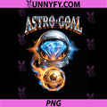 Astro Goal PNG, Cosmic Soccer Ball Flaming Crystal Helmet Art PNG