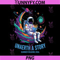 Astronaut Reading a Book PNG, Unearth a Story Program 2026 PNG