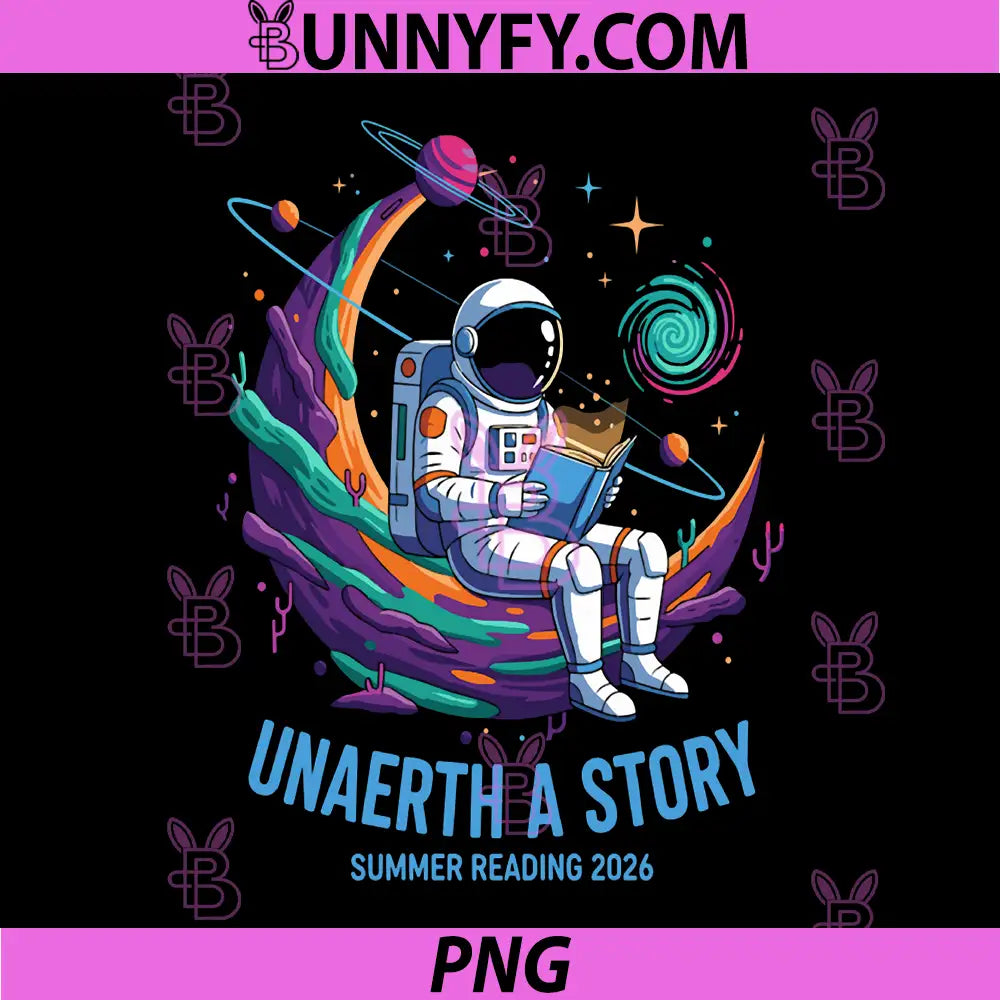 Astronaut Reading a Book PNG, Unearth a Story Program 2026 PNG