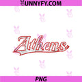 Athens Georgia Town PNG, Vintage Varsity Distressed PNG