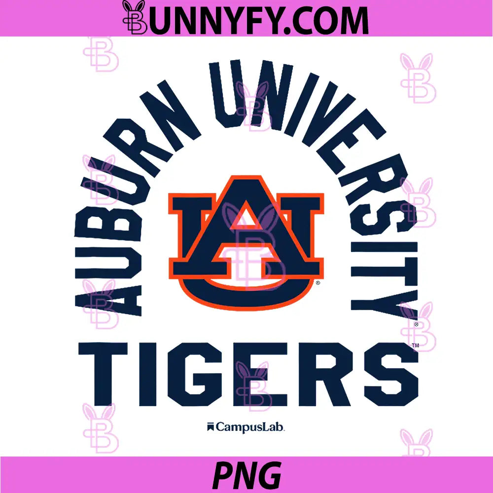 Auburn University Tigers PNG, Arched Name PNG