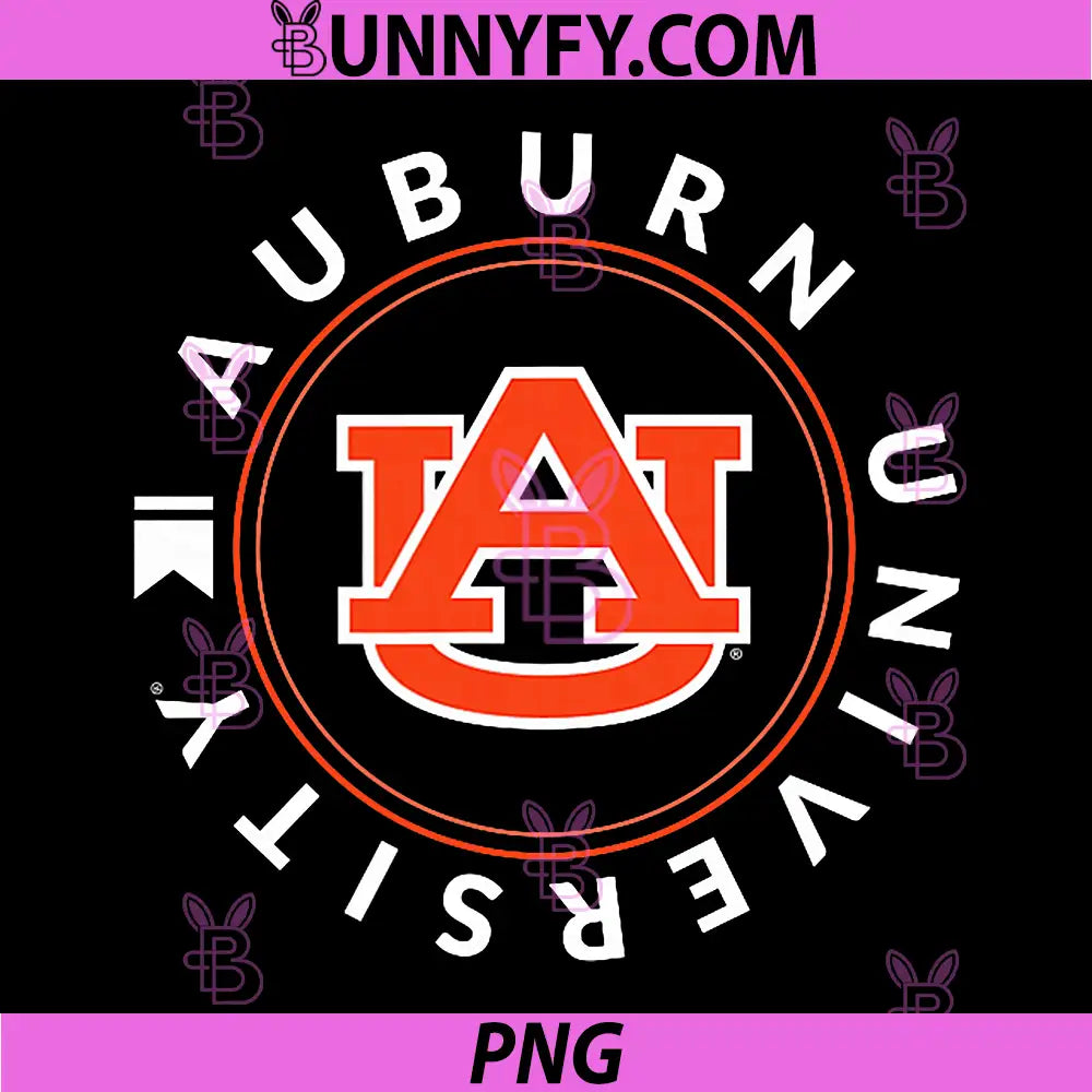 Auburn University AU Logo PNG, Auburn Tigers Circle Emblem PNG