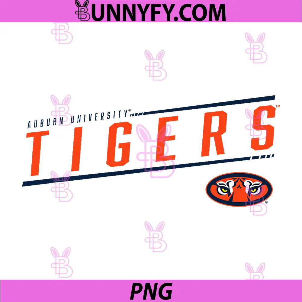 Auburn University Tigers PNG, Auburn Tigers Wordmark Logo PNG