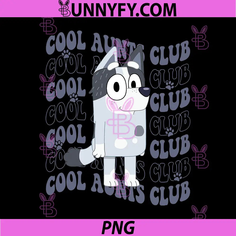 Aunt Trixie Cool Club PNG, Bluey Cool Aunt PNG