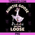 Auntie Goose On The Loose PNG, Funny Goose Aunt PNG