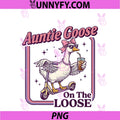 Auntie Goose On The Loose PNG, Funny Aunt Goose PNG
