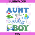 Aunt Of The Birthday Boy PNG, Golf Sport Matching Family PNG